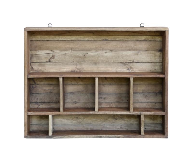 Vegghylle H55/L70/B12 cm natur