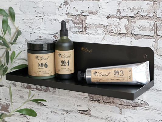 Vegghylle Eternel hylle H9 / L33 / W11 cm antikk svart