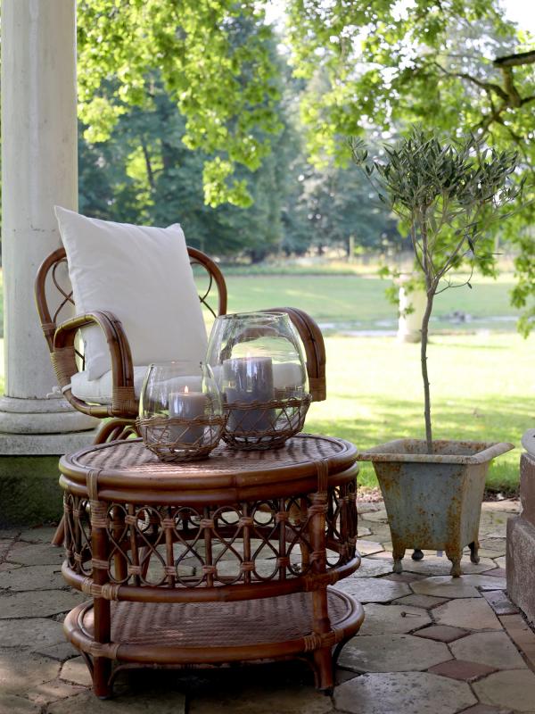 Lyslykt flettet Liten H20 / Ø19,50 cm klar 1 st