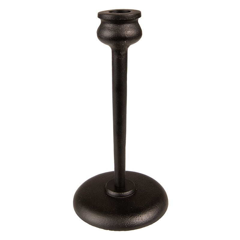 Lysestake Sort Ø 10x21 cm