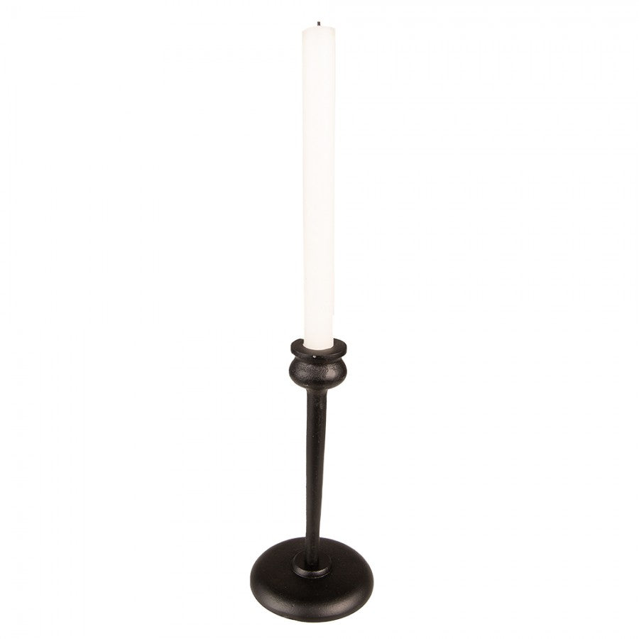 Lysestake Sort Ø 10x21 cm