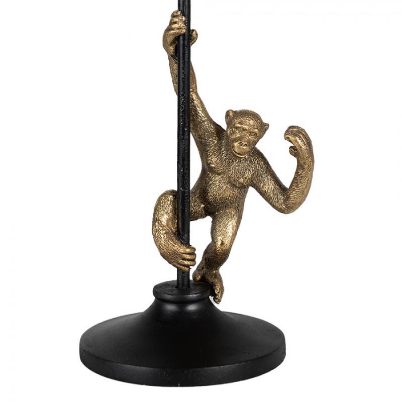 Lysestake Ape Gylden Sort 32 cm