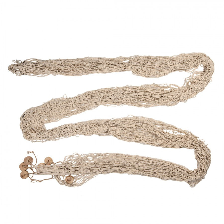 Maritim Dekorasjon Fiskenett 200x400 cm Beige Tau