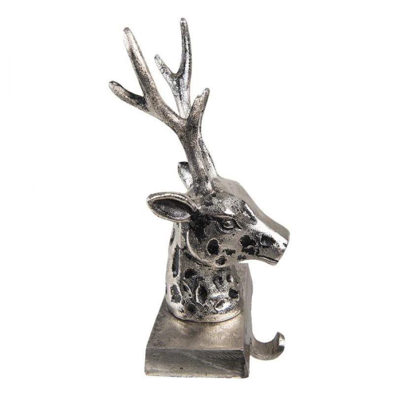 Juldekoration Inomhus Julstrumpa Krok 28 Cm Silverfärgad aluminium