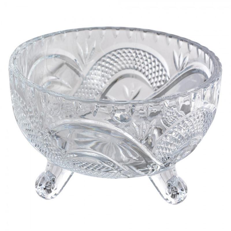 Dekorativ skål Serveringsskål 6-pack Ø 10x6 Cm Transparent Glas