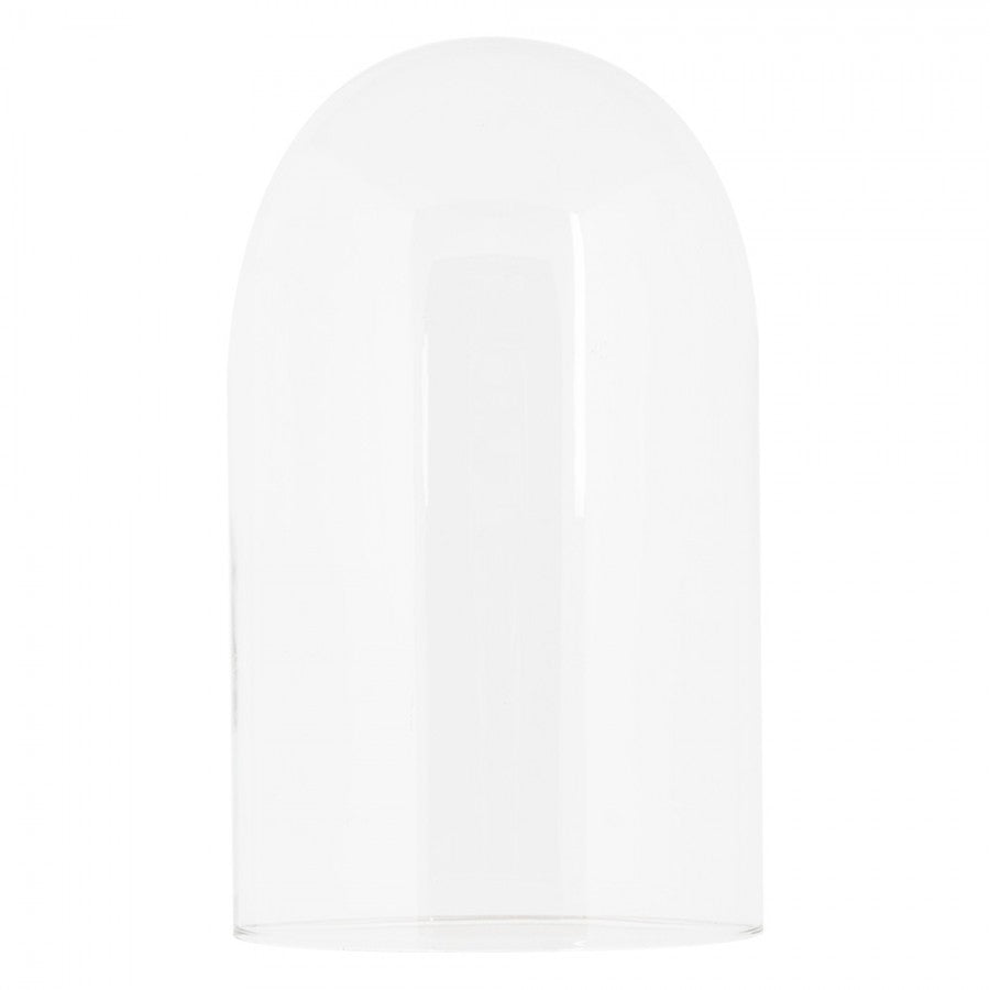 Dekorasjon Glassklokke Ø 14x34 cm Sort Treglass