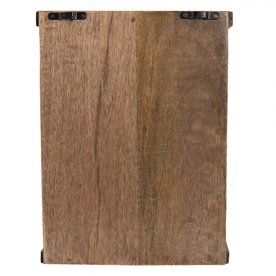Hallmøbler Nøkkelboks Brun 23x8x30 cm