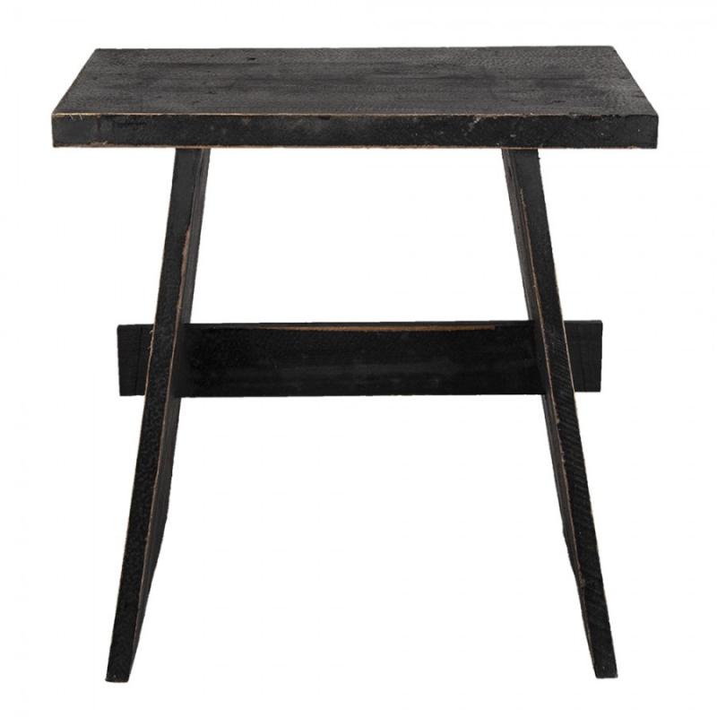 Blomsterstativ Planteringsstol/Bord/krakk Sort 42x28x43 cm