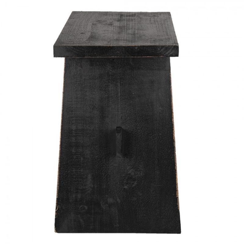 Blomsterstativ Planteringsstol/Bord/krakk Sort 42x28x43 cm