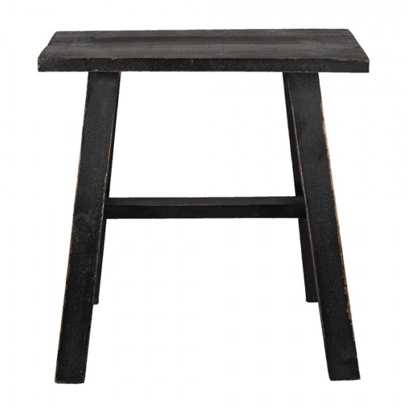 Blomsterstativ Plantestol/Bord/krakk Sort 42x28x43 cm