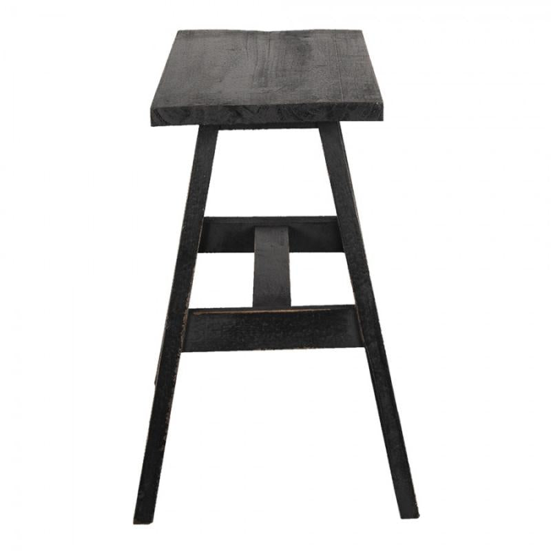 Blomsterstativ Plantestol/Bord/krakk Sort 42x28x43 cm