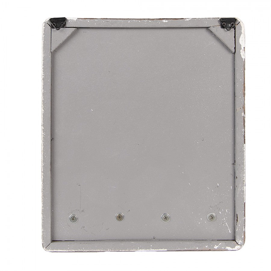 Hallmøbler Nøkkelstativ 22x5x25 cm Beige Tre Metall