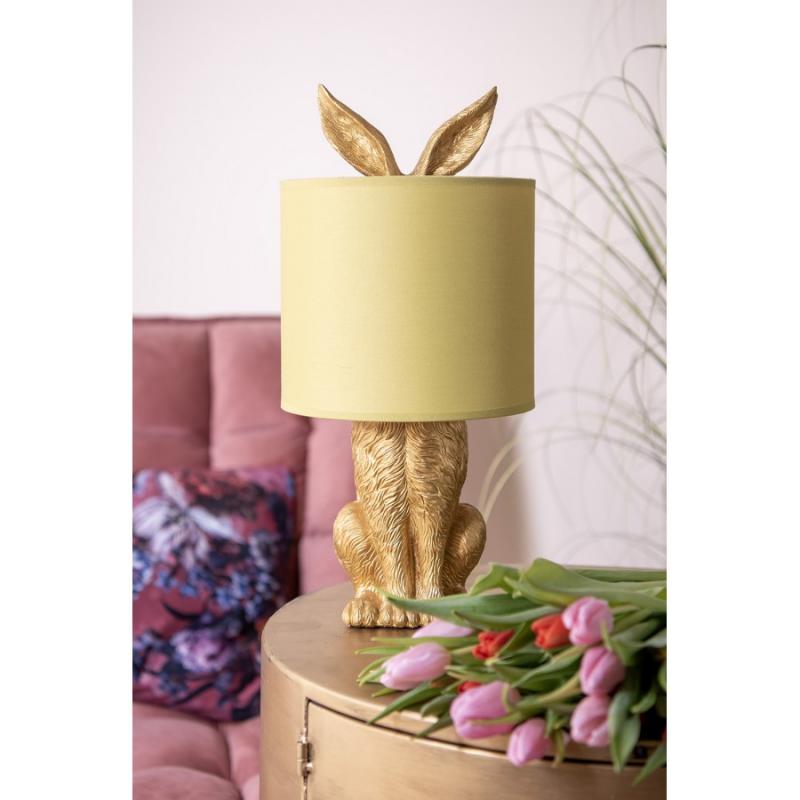 Bordlampe Kanin Ø 20x43 cm Gylden farge Polyresin