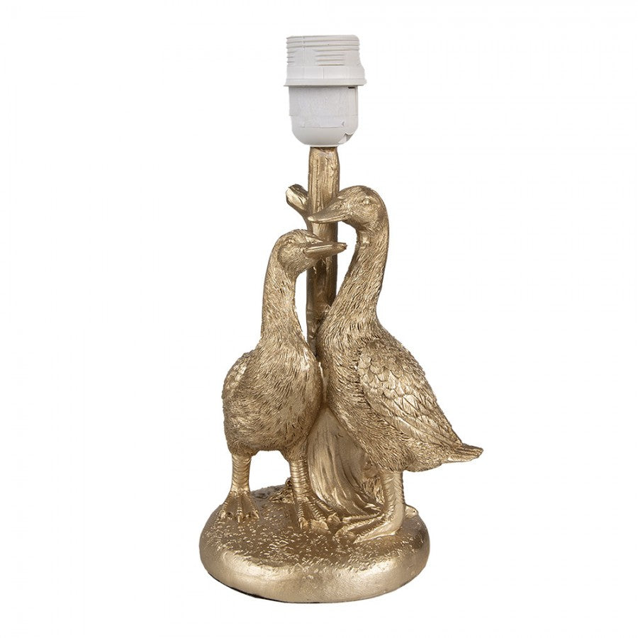 Bordlampe Gylden farge Sort Ø 20x37 cm E27/maks 1x40W