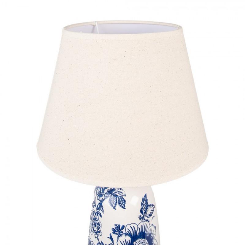 Bordslampa Ø 28x49 cm Vit Keramik