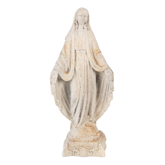 Dekorasjon figur Mary 17x12x41 cm Beige Keramisk materiale