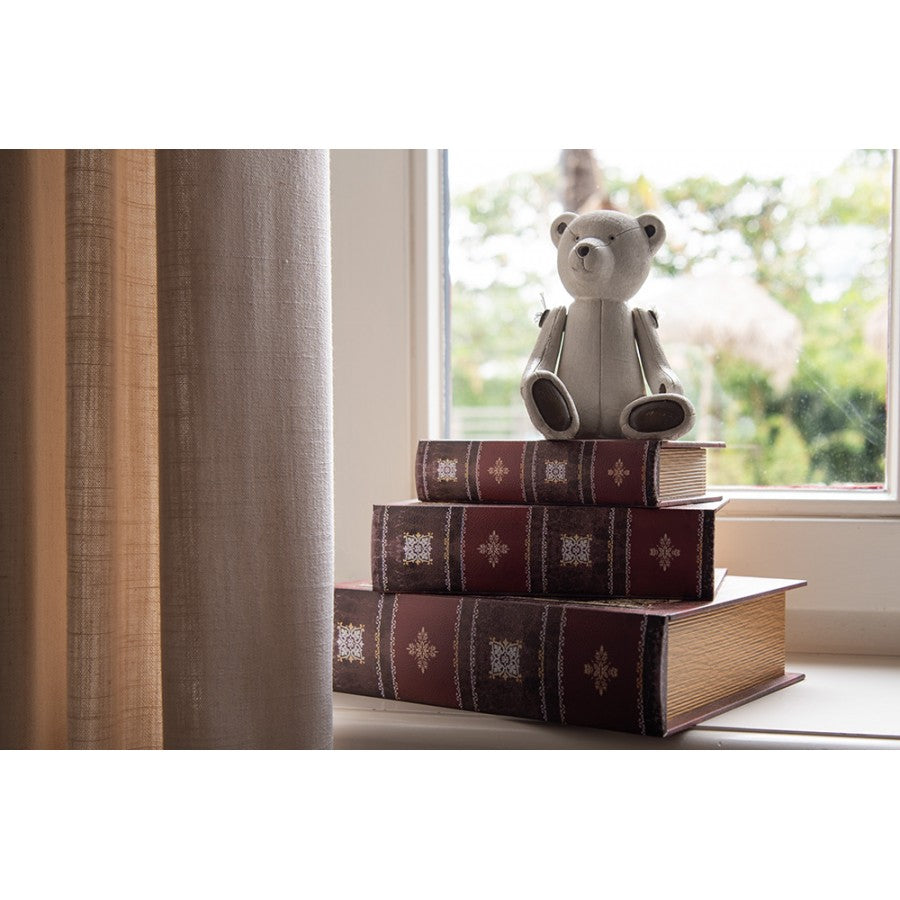 Dekorasjon Bamse 12x12x16 cm Beige