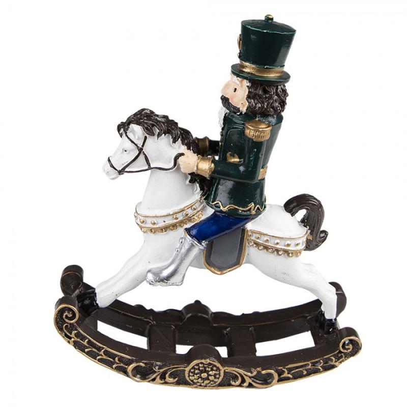 Juldekoration Inomhus Nötknäppare 18 Cm Grön Polyresin