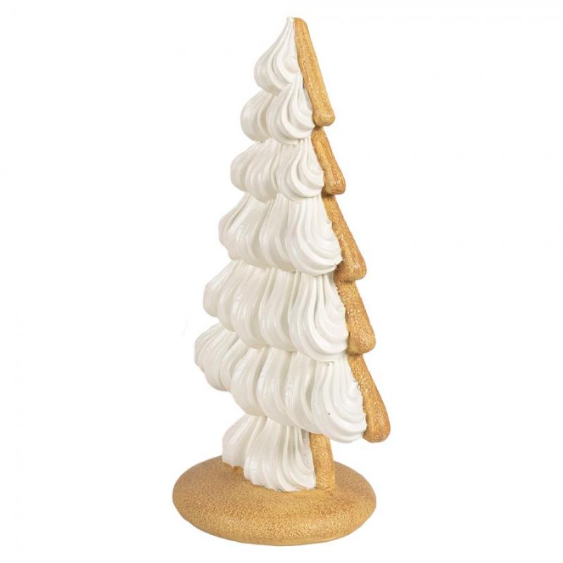 Juldekoration Inomhus Julgran Beige Brun 17x11x26 cm