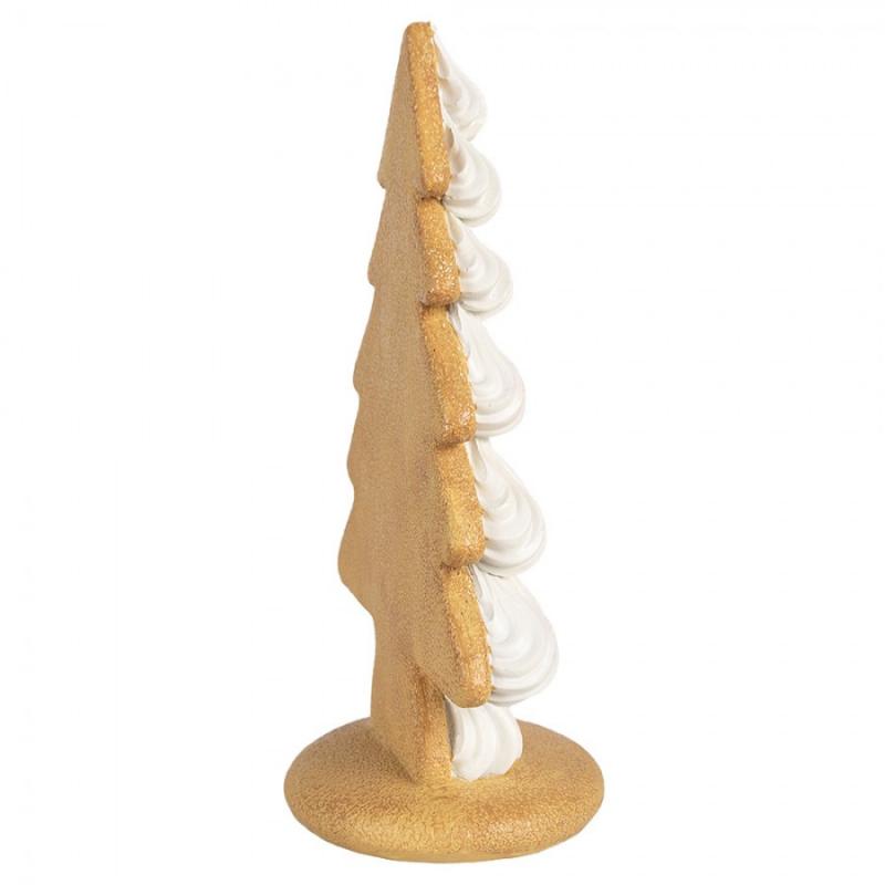 Juldekoration Inomhus Julgran Beige Brun 17x11x26 cm