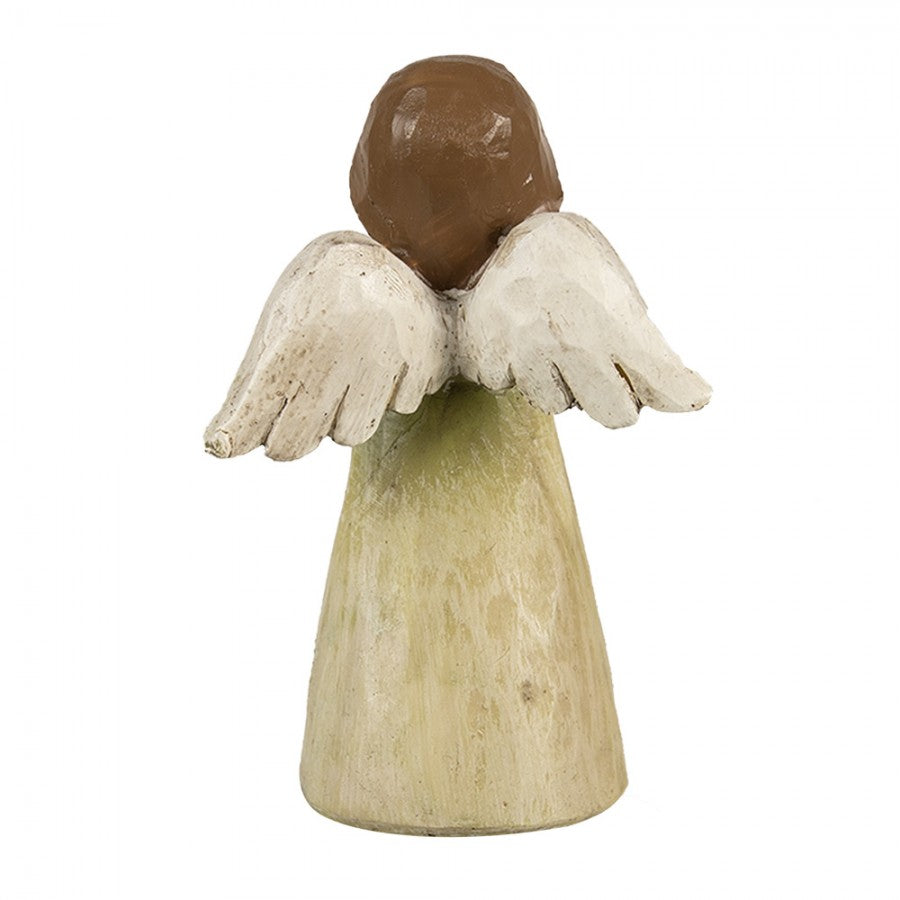 Dekorasjon Engel 12 cm Grønn