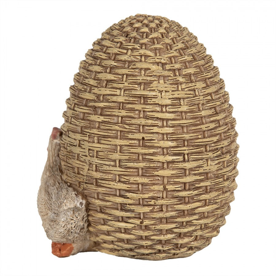Påskepynt Kylling 10 cm Brun