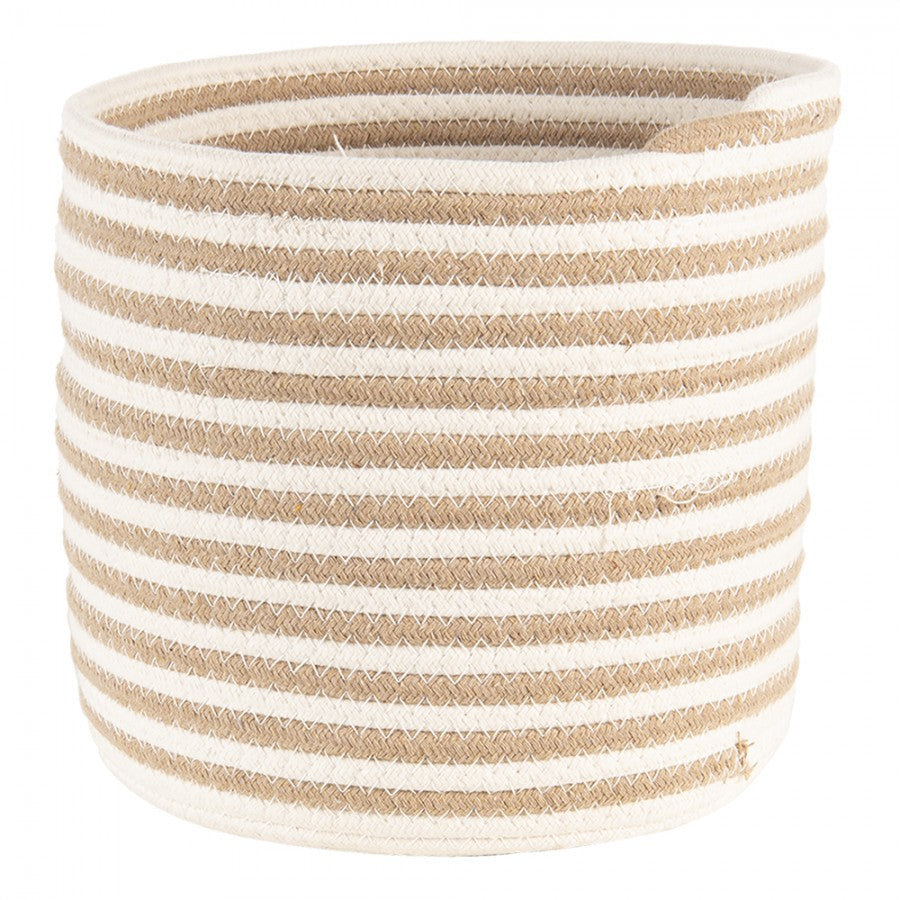 Dekorativt kurv sett med 3 Beige, Brun Ø 26x21 / Ø 26x21 / Ø 19x18 cm