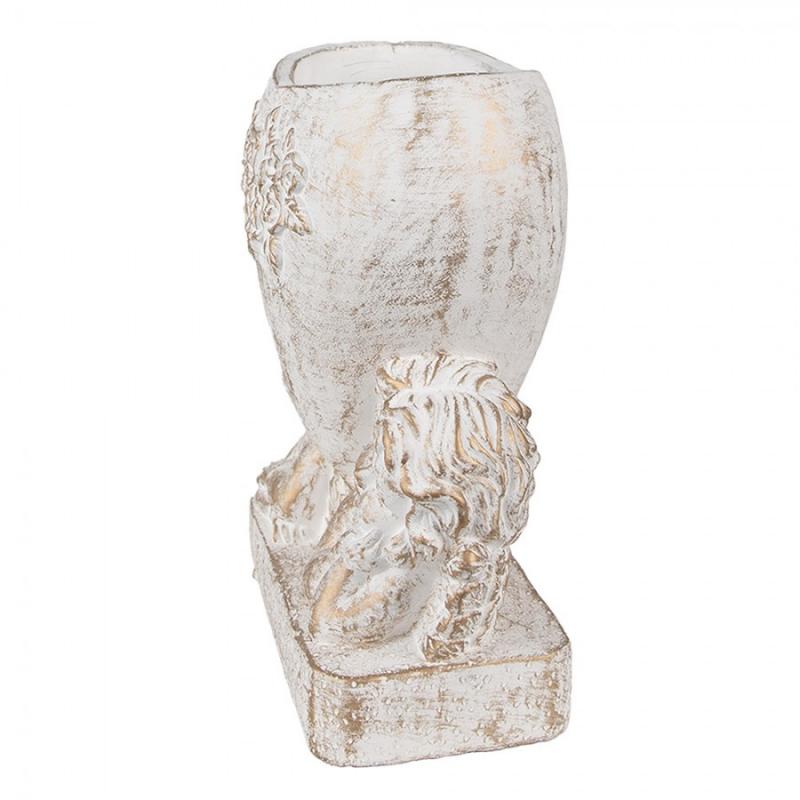 Blomkruka Vit 23x13x25 cm