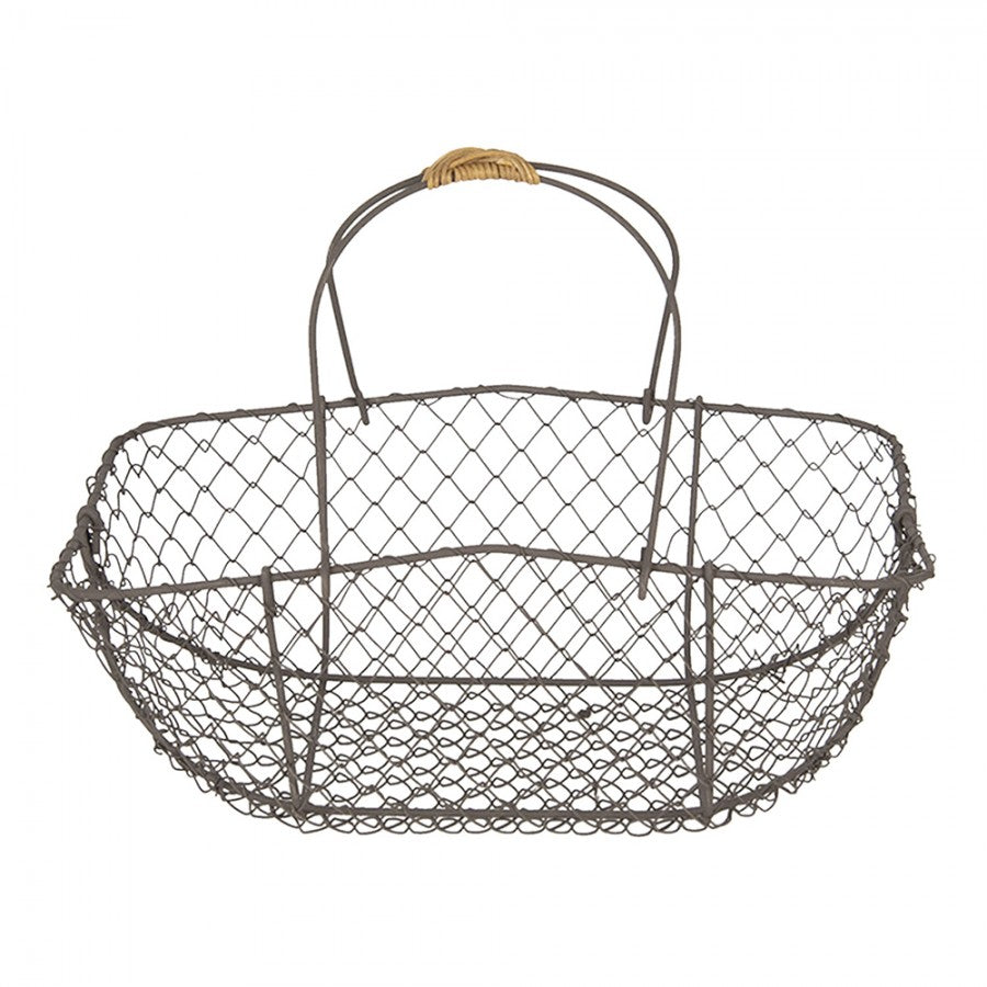 Dekorativt kurv sett med 4 stk Brun Maks 38x28x36