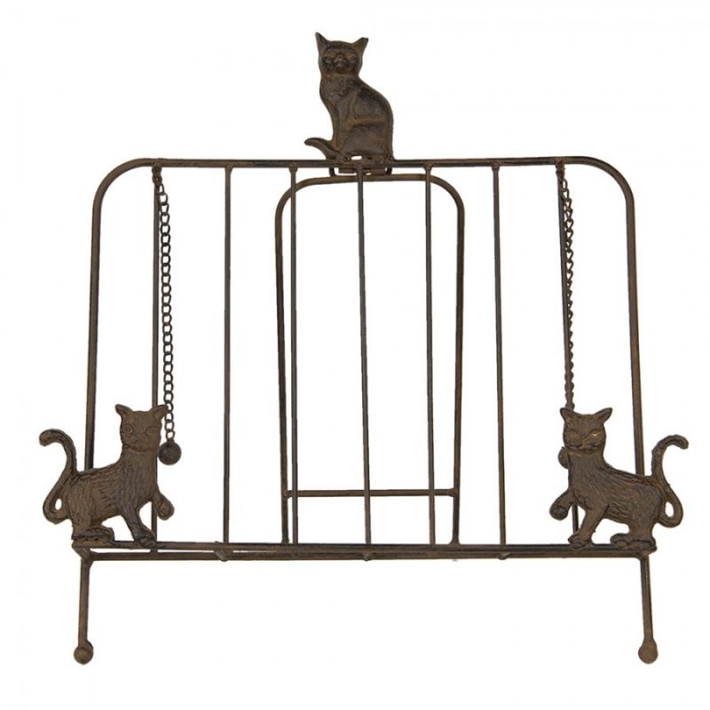 Kokboksställ 38x25x38 Cm Brun järn katter
