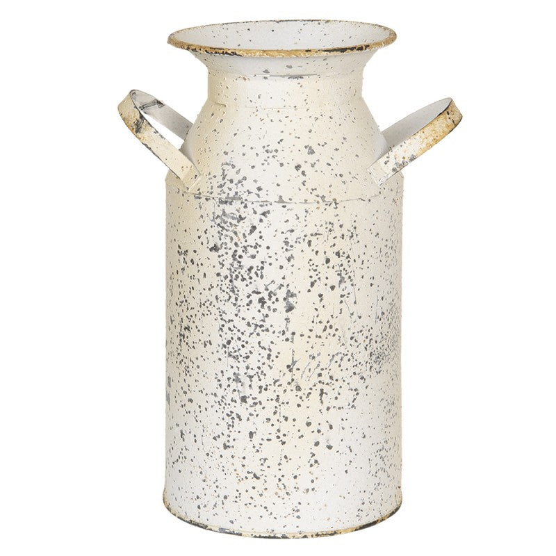Dekorativ Kanna Mjölkkanna 15x11x23 Cm Beige Grå järn