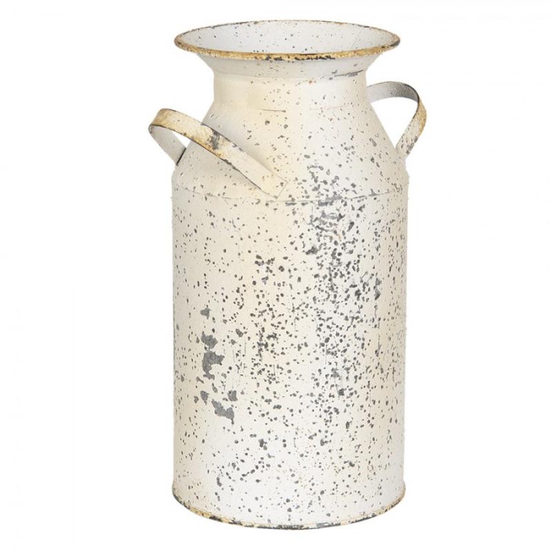 Dekorativ Kanna Mjölkkanna 15x11x23 Cm Beige Grå järn
