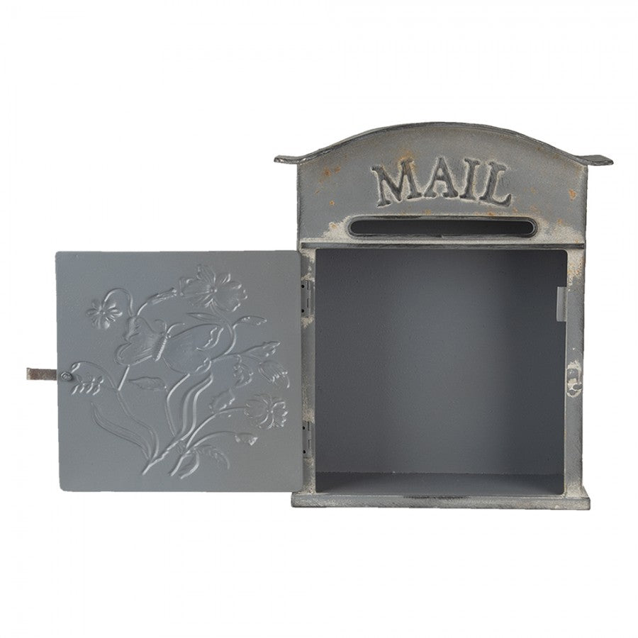 Magasinhylle Postkasse Vegg 26x10x31 cm BrunMetall