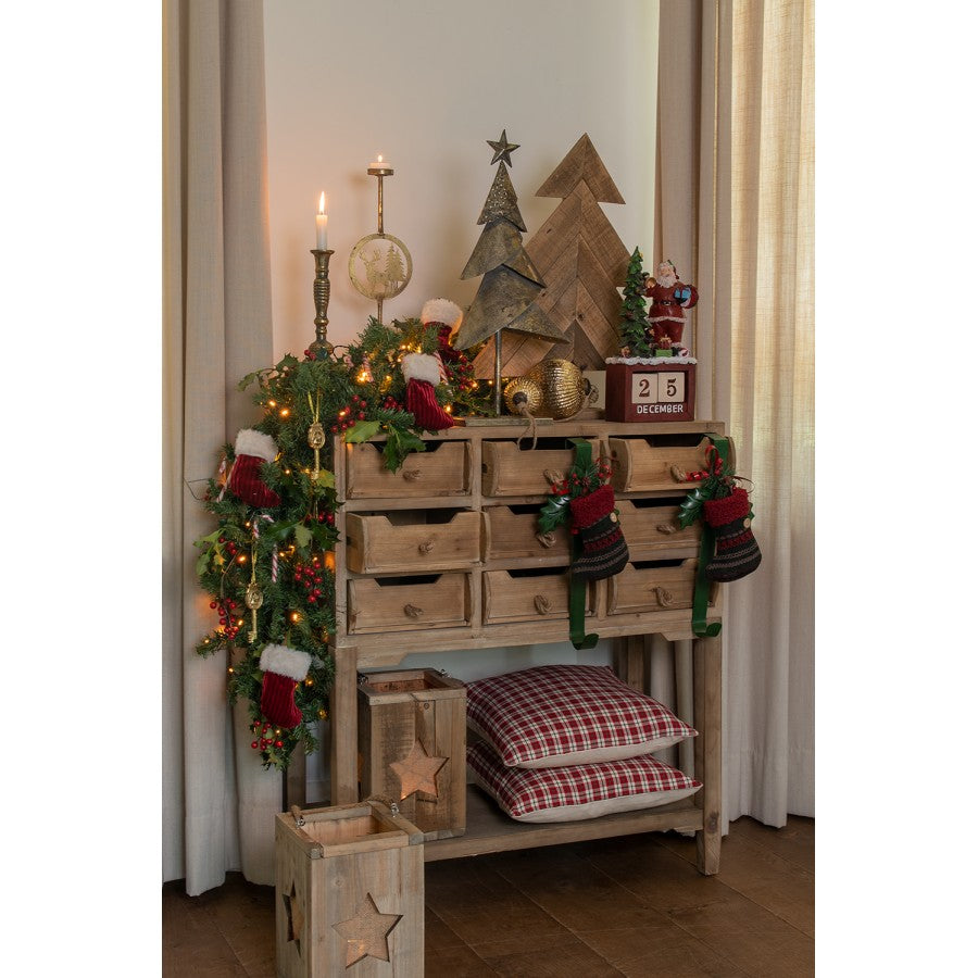 Lysestake Kobber 13x9x48 cm