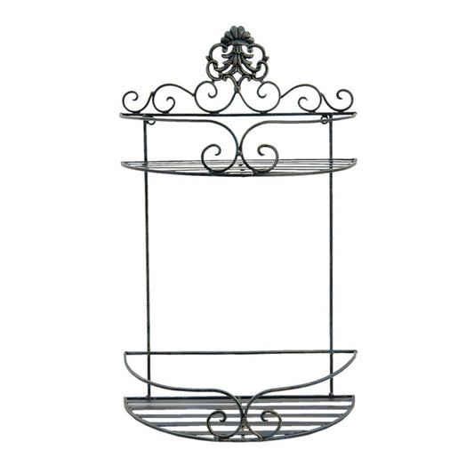 Vegghylle Sort 33x16x53 cm