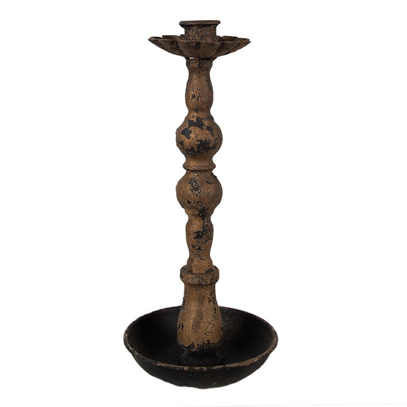 Lysestake Sort Ø 11x25 cm