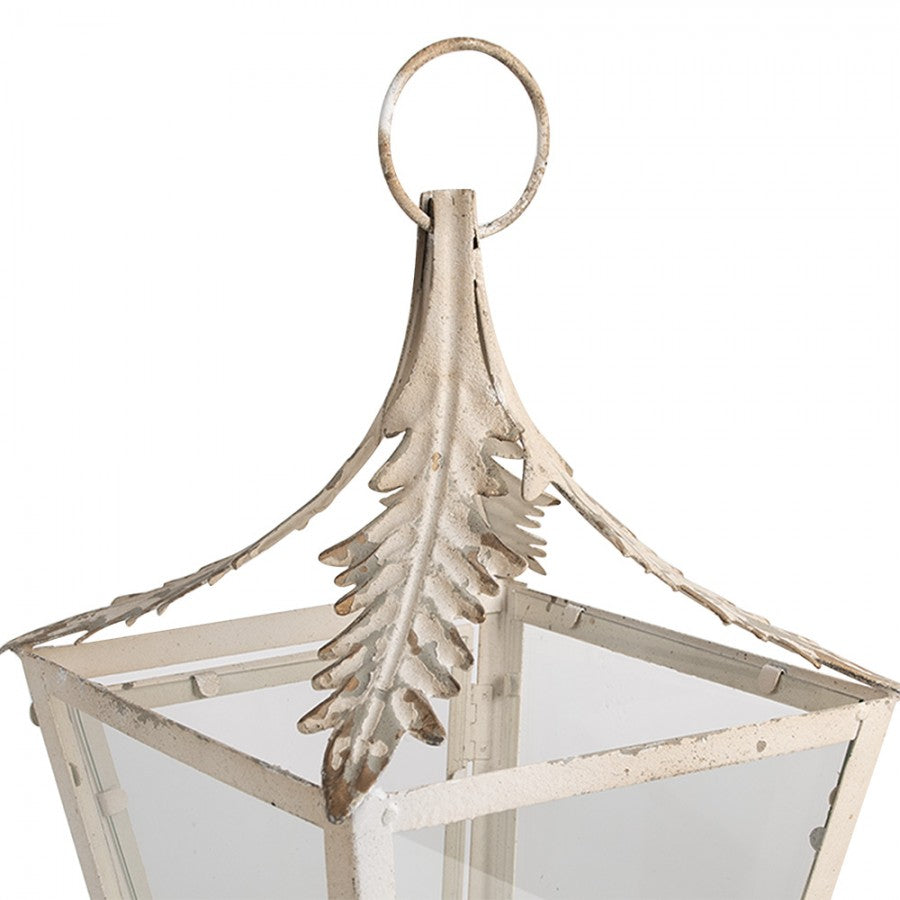 Ljuslykta Beige 26x26x47 cm