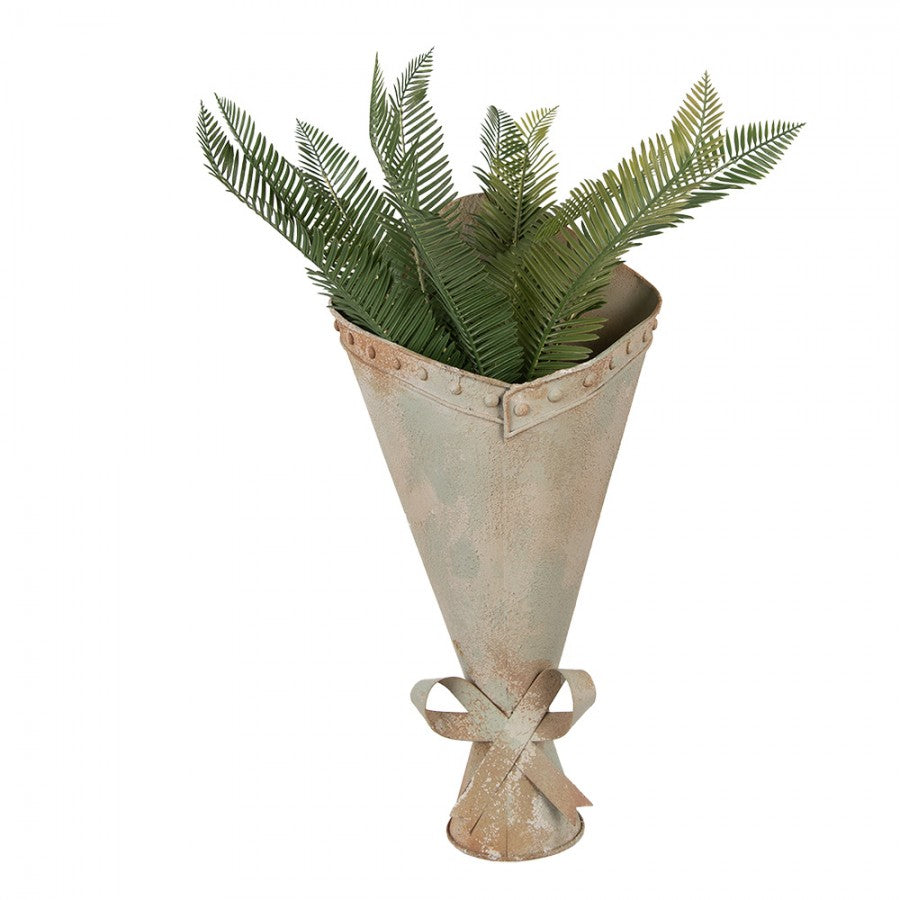Blomsterstativ 31x23x32 cm Grønt metall