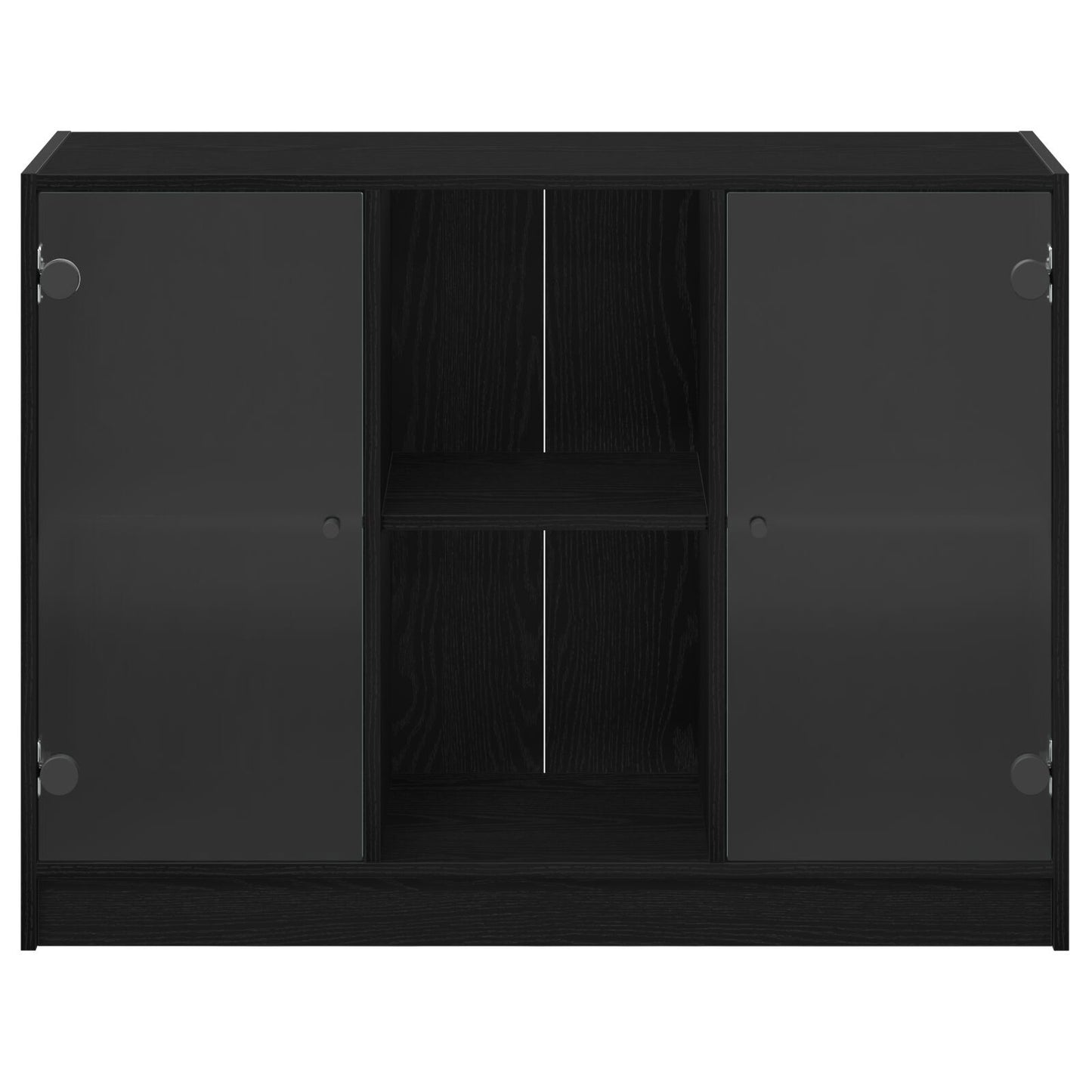 Skjenk Svart Eik 102x37x75,5 cm Konstruksjons Tre