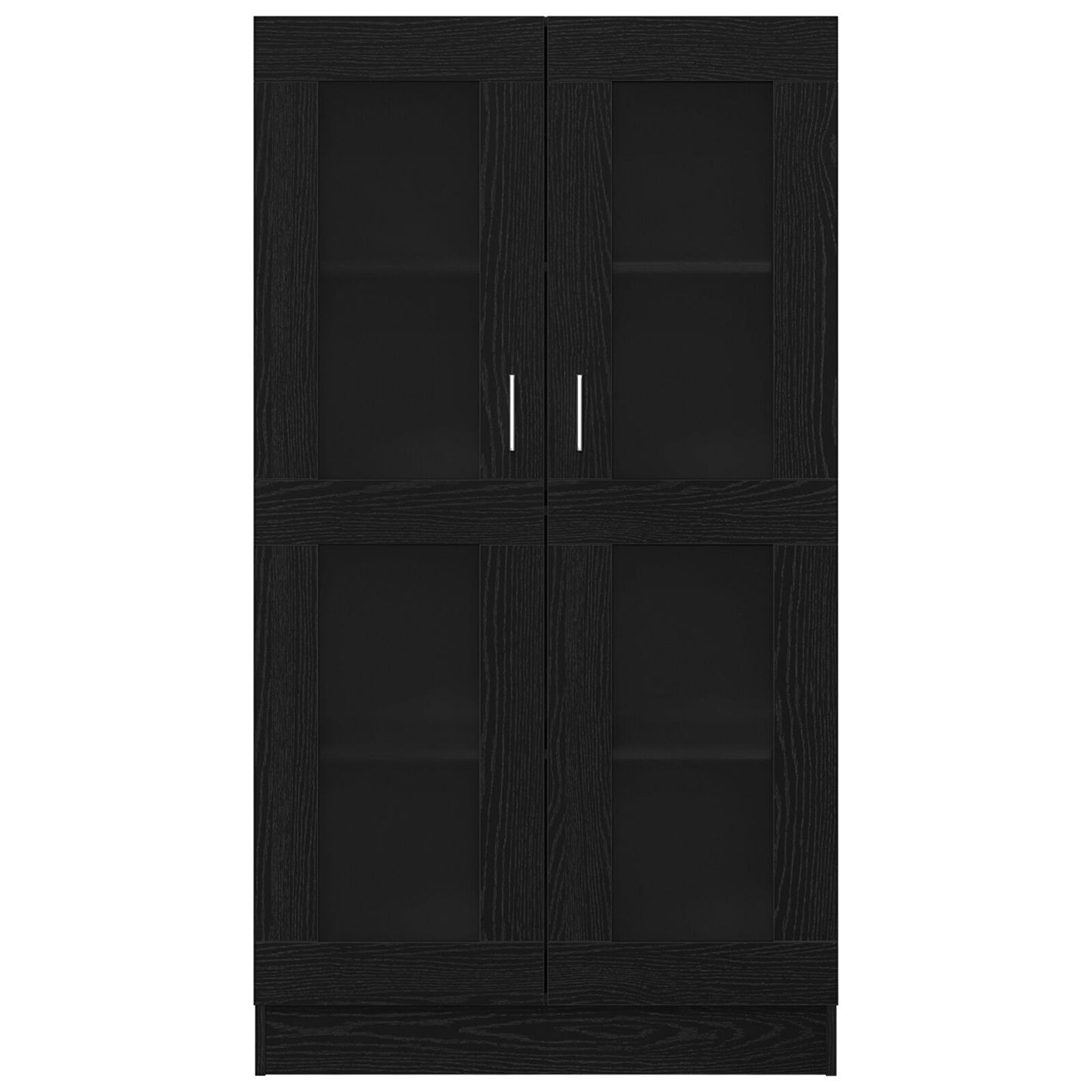 Bokhylle Svart Eik 82,5x30,5x150 cm, lagd av