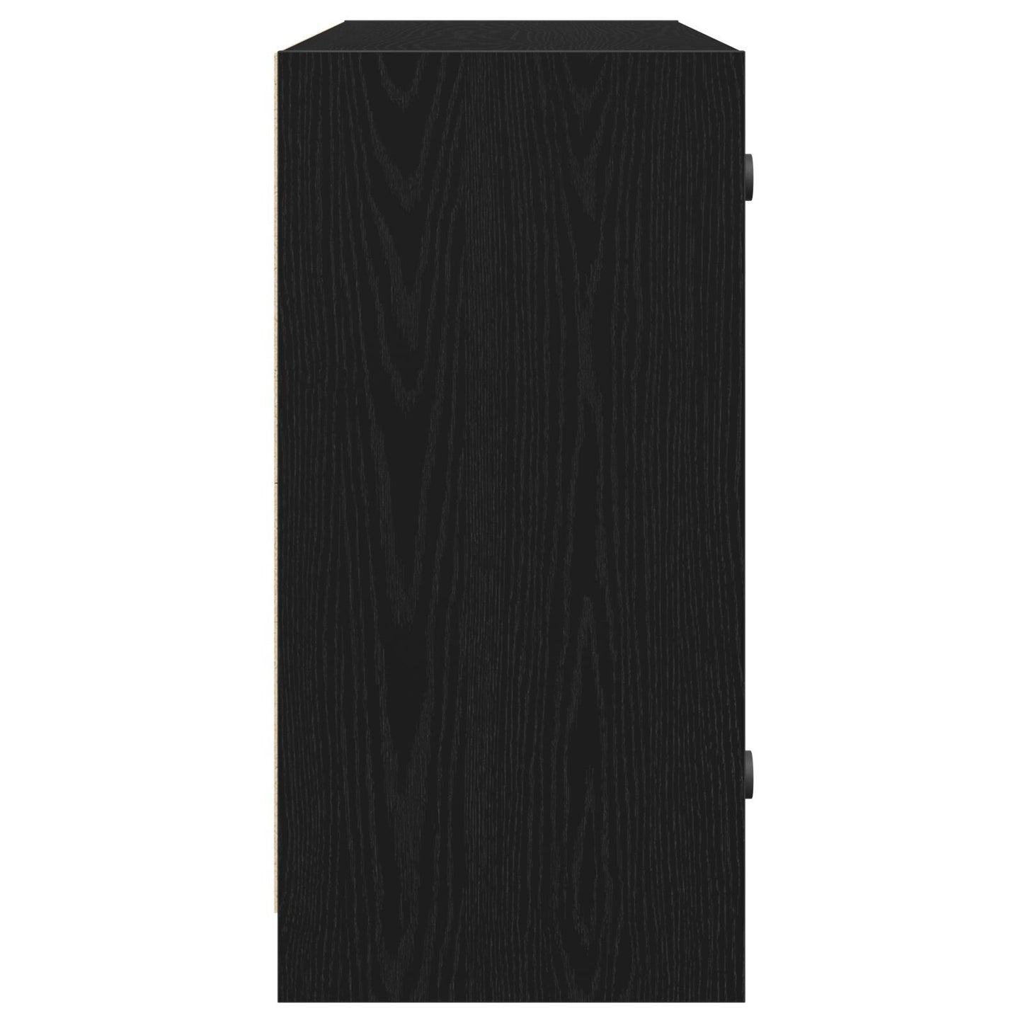 Skjenk Svart Eik 102x37x75,5 cm Konstruksjons Tre