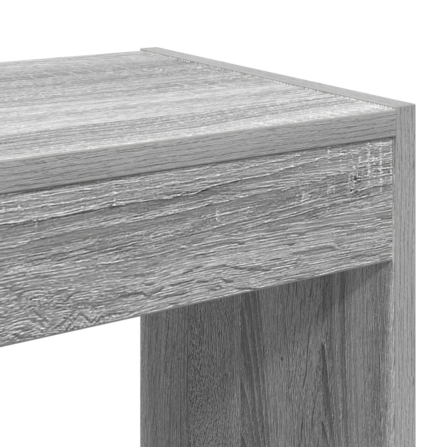 Bokhylle Svart Eik Romdeler 100x30x198 cm