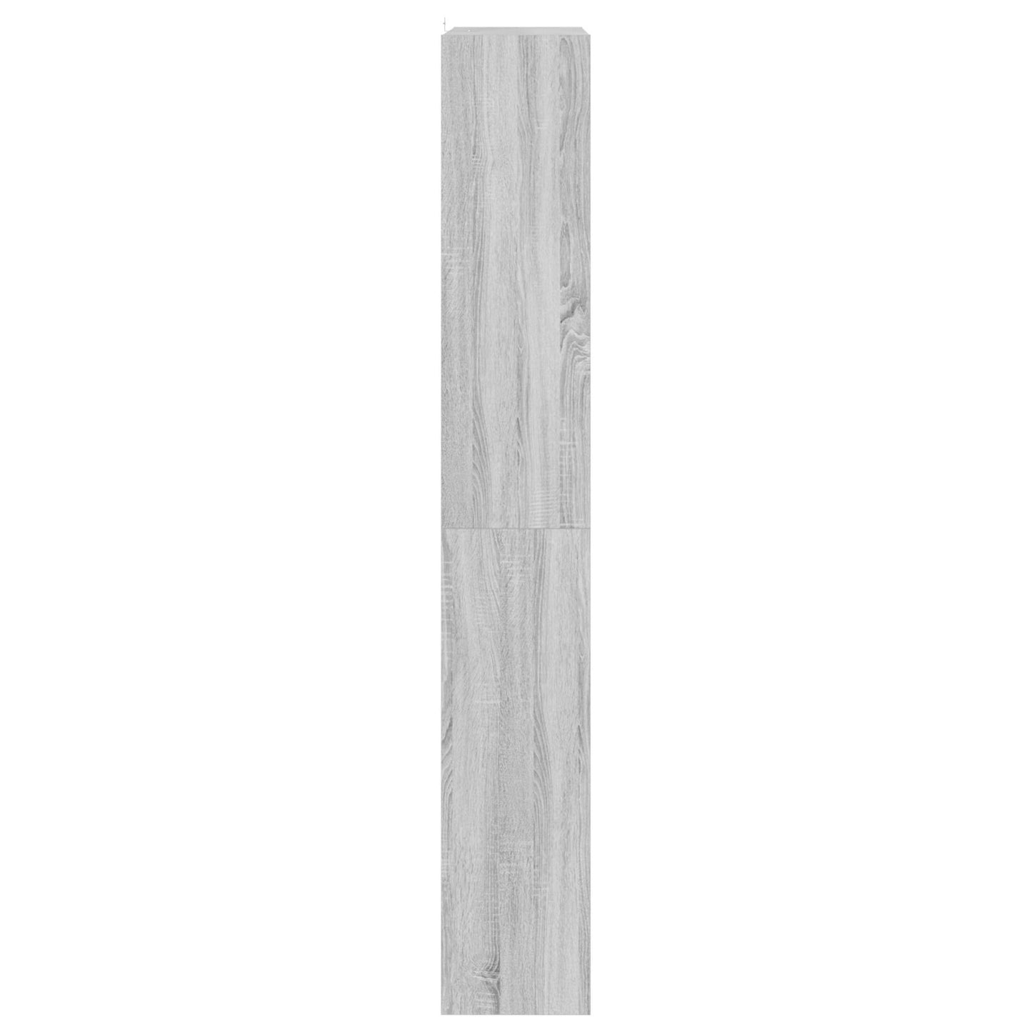 Bokhylle Svart Eik Romdeler 100x30x198 cm