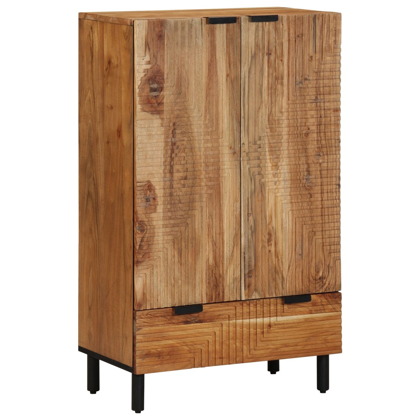 Skap Tre Massivt Akasietre 60x33x100 cm
