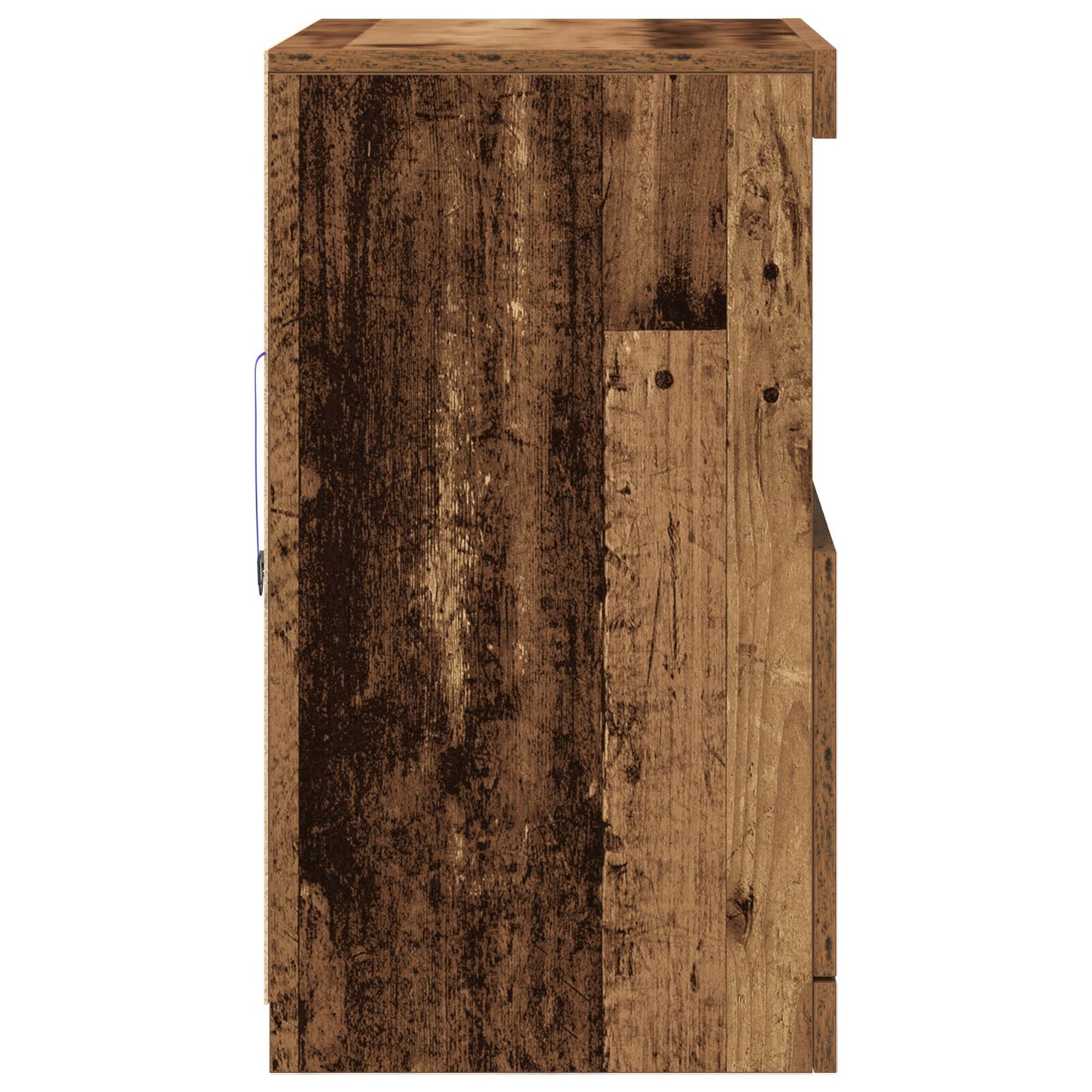 Skap med LED-lamper Gammet tre 60x37x67 cm