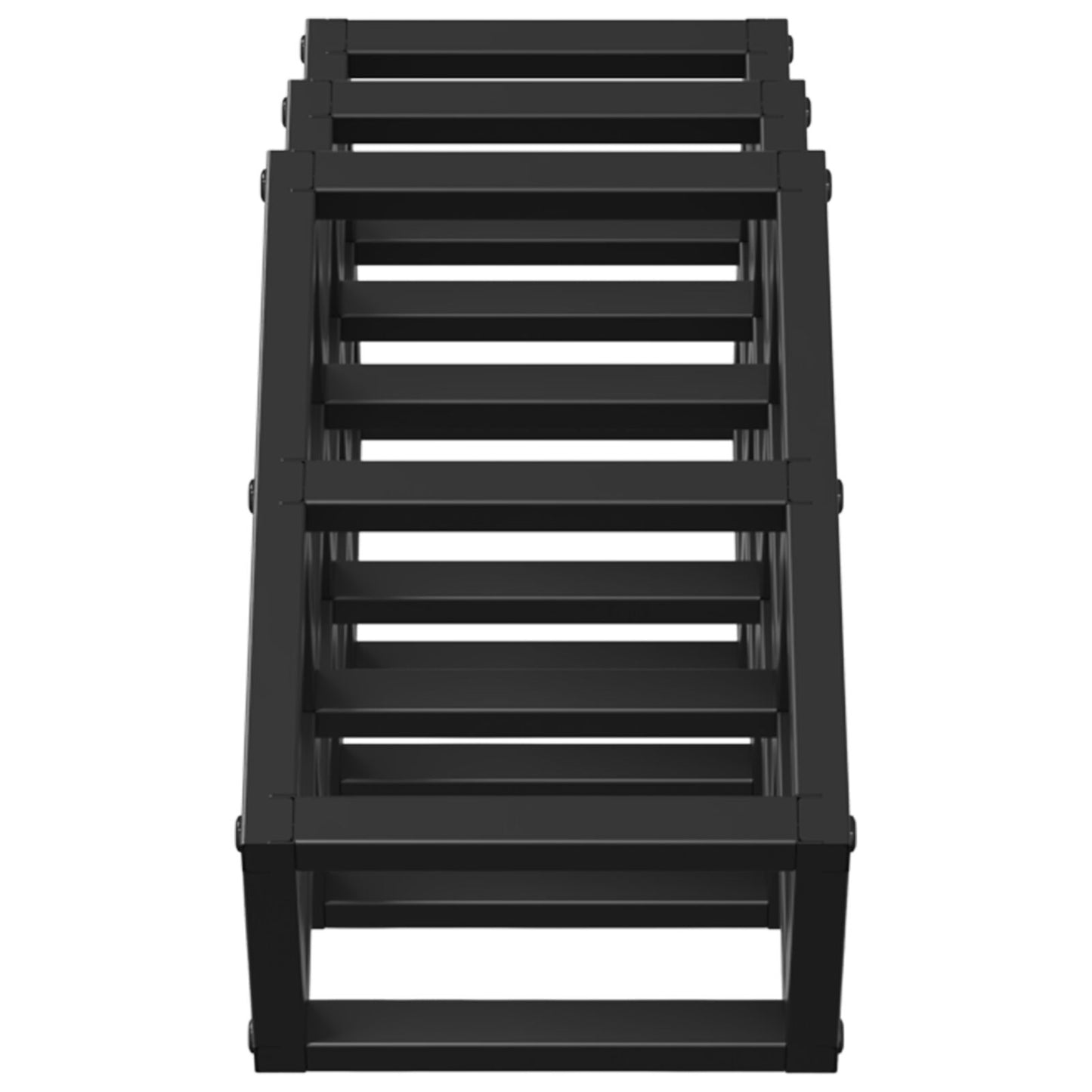 Vinstativ Vinreol for 9 flasker 63x16,5x25 cm Pulverlakkert stål