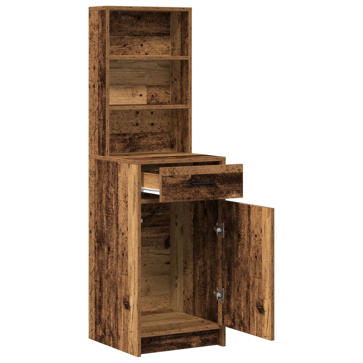 høyt skap Gammelt tre 40x41x135 cm