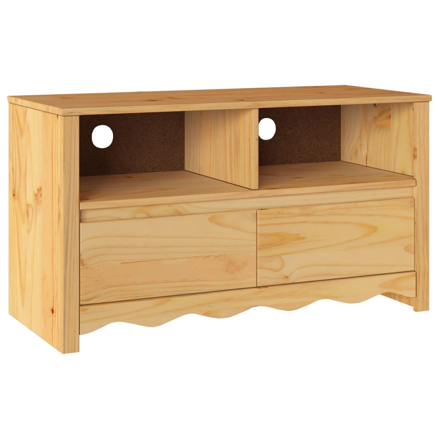 TV-Møbel Tre TV-skap DRAMMEN 99x43x55 cm Solid Tre Furu