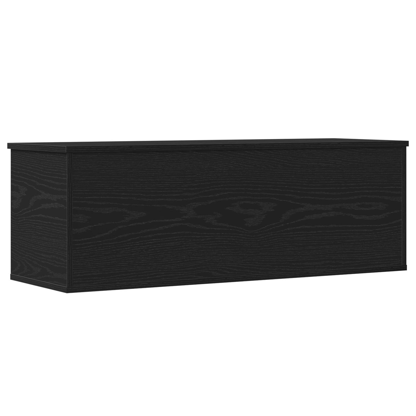 Oppbevaringskiste i Svart Eik 102x35x35 cm