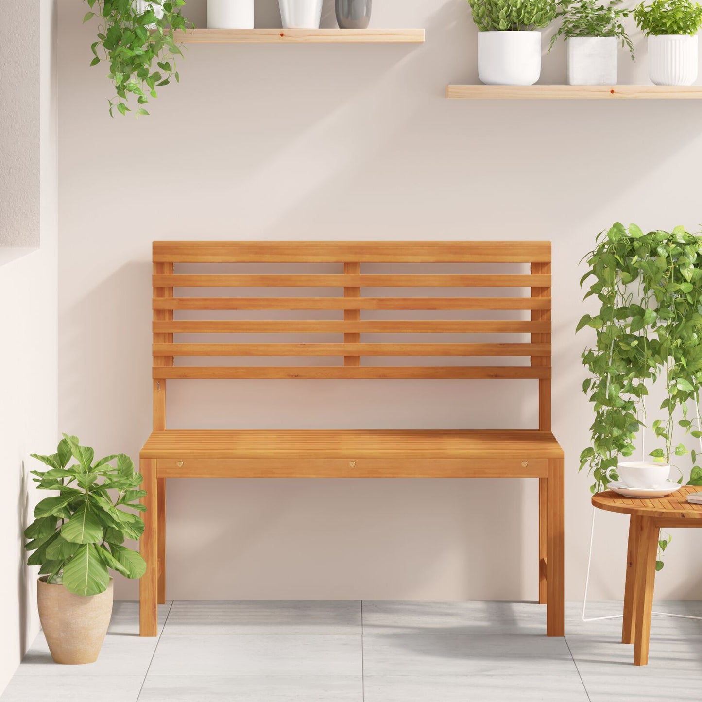 Hagebenk 100x50x91 cm Solid Akasietre